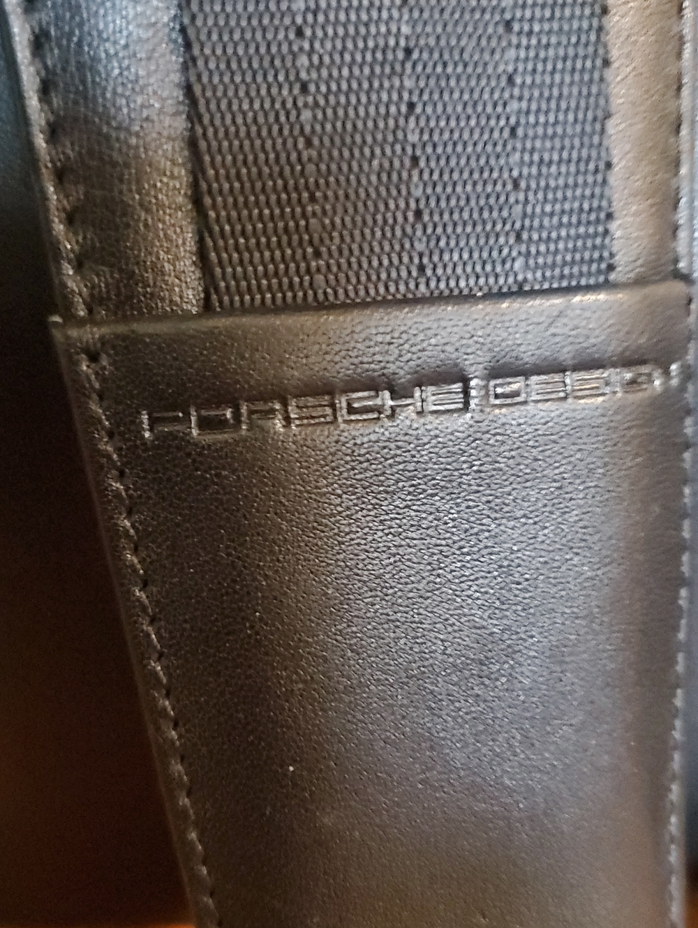 RARE•Porsche Design P'2700 Corporate Commuter Bag Black Leather Laptop/briefcase - Picture 8 of 16